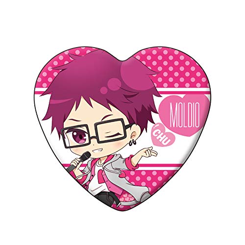 Amazon | リトマス6 ふぉーちゅん☆ハート型缶バッジ Chu