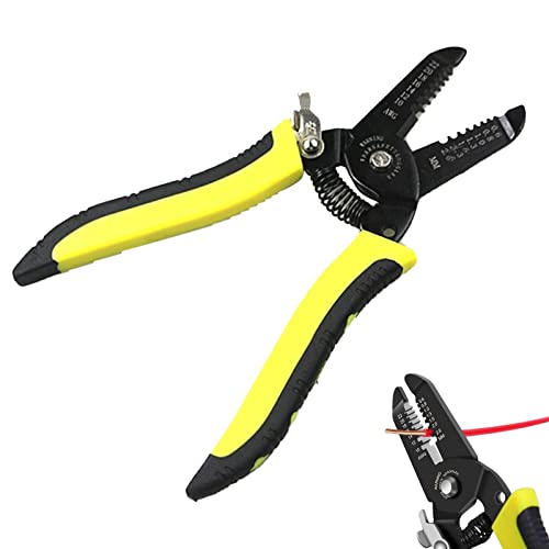 Pince à Dénuder Multifonctionnelle,Pince Coupante 2 en 1,Pince à Dénuder Automatique,Pour dénuder les fils de cuivre,Peut être utilisée pour couper,Dénuder et sertir les câbles