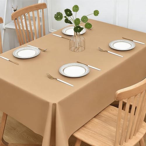 Nappe polyester 105x125 imperméable nappe lavable rectangulaire pour événement mariage