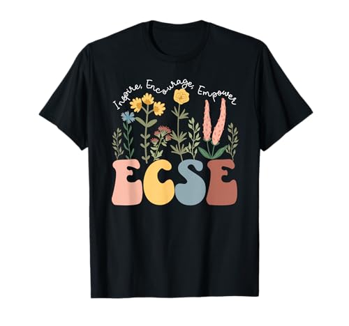 Groovy ECSE Teacher Early Childhood Special Education T-Shirt