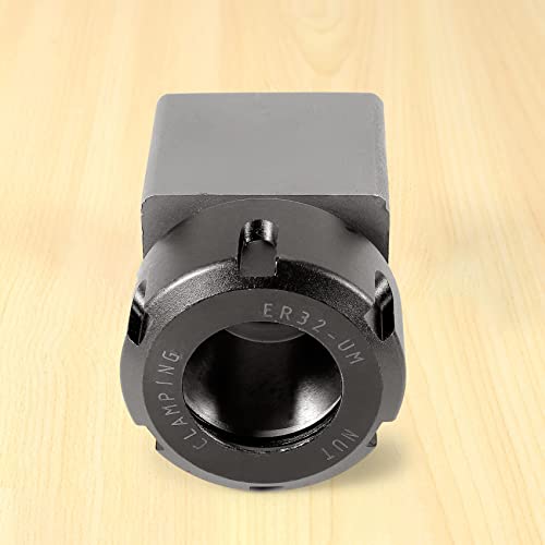 Niejgay ER32 Spannzangenfutter Block Set mit 2 Vierkant- und Sechskanthalterungen für CNC-Drehmaschinen-Graviermaschinen