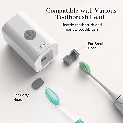 Ennva Uvc Toothbrush Sanitizer Case, Toothbrush Sterilizer, Rapid Sanitize, Rechargeable & Portable Fits All Electric And Manual Toothbrushes,Safety Feature For Home And Travel #TOP3