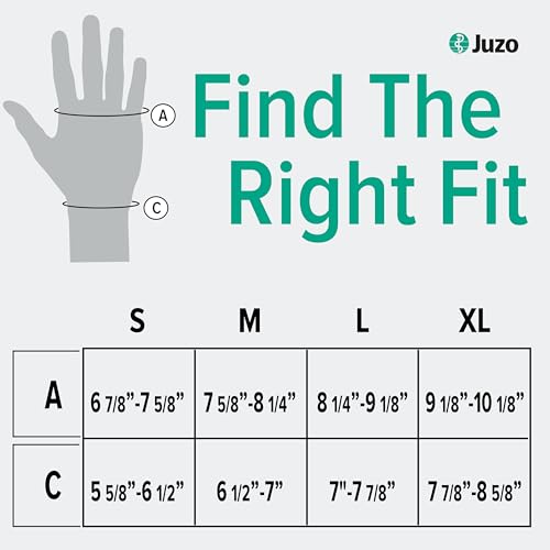 Image of Juzo Soft 2001 Compression Arm Sleeve 20-30 mmHg, Long | Silicone border, ultra-soft, breathable, medical compression arm sleeve, opaque knit, high wearing comfort