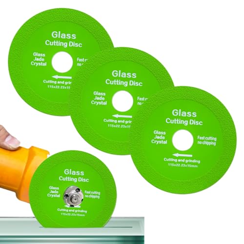 Rock Slab Grinding Disc, 3PCS Glass Cutting Disc, for Angle Grinder, Rock Slabs, Ceramics, Glas, Marble Tiles, Granite (100X15X20mm)