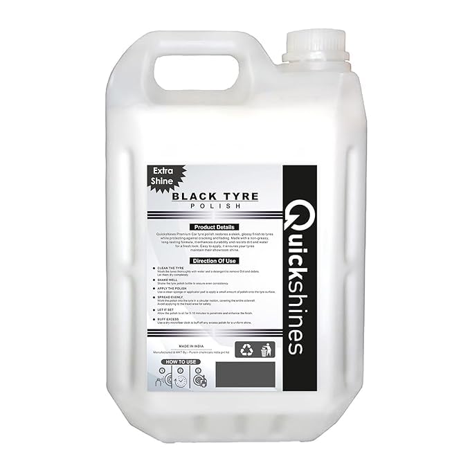 Image of Extreme Black Tyre Polish, Car Maintenance, 5 Litre, 1 Unit