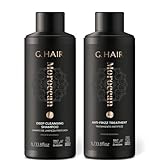 G.Hair Moroccan Smoothing Keratin Treatment Kit, Deep Cleansing Shampoo and Anti-Frizz Treatment, Professional, 33.8 fl oz, 2-Step System