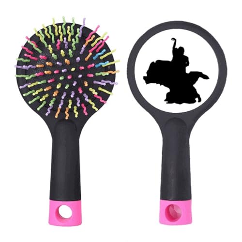 Brosse à cheveux démêlante flexible pour performance de danse
