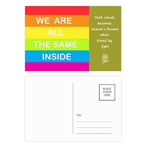 Cartes postales LGBT poésie pour exprimer votre fierté transgenre et gay simplement