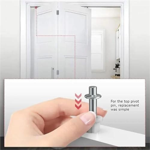 Durable 12pcs Bifold Closet Door Hardware Repair Part Replacement miniatura 3