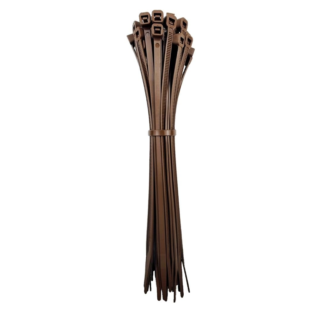 OutdoorFix Kabelbinder 150 x 3,5 mm, 50 Stk – Weidenholz hell – Wetterfest, UV-beständig