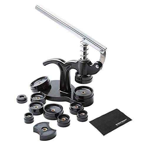 【Combination Version】Eventronic Watch Repair Tool Kit + Watch Press Set, Professional Spring Bar Tool Set,Watch Band Link Pin Tool Set With Carrying Case, Watch Battery Replacement Tool Kits #TOP6