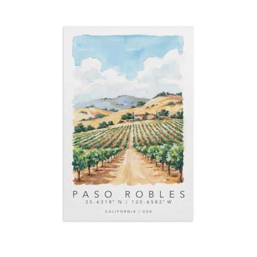 Poster paysage aquarelle pour créer un coin bureau inspirant