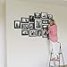 26 Pieces Picture Frames Set Collage Photo Frames Wall Gallery Kit for Wall and Home, Two in 8X10, Five in 5X7, Seven in 4X6, Twelve in 3.5X5 in Black White (Black)