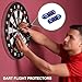 YELARXI Aluminum Dart Flights, Dart Flight Protectors Fixed 90 Degrees Wing Savers Protectors, 0.11