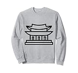 Asiatische Gebäudearchitektur Sweatshirt