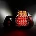 AKKON - For 2002 2003 2004 2005 BMW E46 3-Series 325i | 325xi | 330i | 330xi Sedan LED Red Clear Taillights Lamp Left+Right Pair