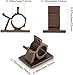 50 Brown Clips Viaky Self Adhesive Backed Nylon Wire Adjustable Cable Clips Adhesive Cable Management Drop Wire Holder