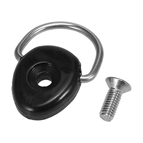 Fivela, Romacci 10 unidades Kayak Oval D Rings com kit de parafuso Deck Loop Montagem Kit de amarraç