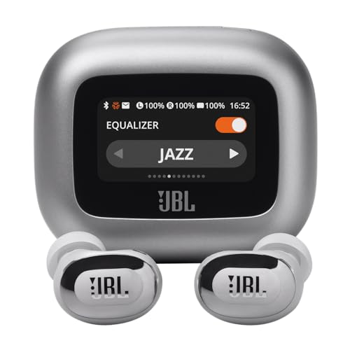 JBL Live Buds 3 - True Wireless mCYLZO obh^CvCz v40ԍĐ CX[d 6̃}CNŊȒʘbA}`|Cgڑ IP55hho(Vo[)