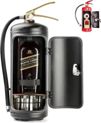 SIDUISDH Feuerlöscher Minibar, Mobile Bar Metal, Handgefertigte...