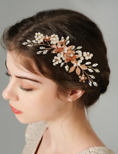 Peine de cristal con brillo para boda Octwine miniatura 1