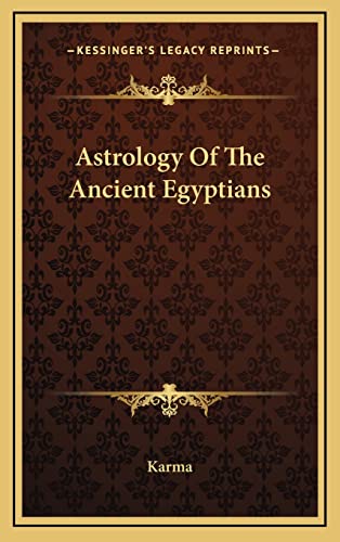 Astrology Of The Ancient Egyptians