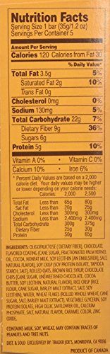 2 Boxes Trader Joe's Fiberful Granola Bars Rolled Oats & Chocolate Chips 9 g Fiber - image 2