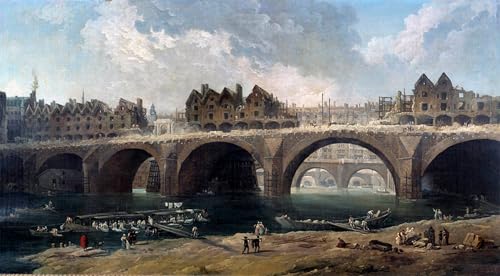 Peinture Poster Impression Tableaux Graffiti Art Mural Paris Hubert Robert haut de gamme