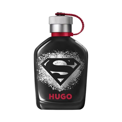 Superman X Hugo Eau De Parfum - Fragancia Masculina Fougère- Con Notas De Acorde De Aldehído, Aceite De Menta Y Aceite De Pachulí - Perfume Para Hombre - Fragancia Duradera Superman X Hugo Eau De Parfum - Fragancia Masculina Fougère- Con Notas De Acorde De Aldehído, Aceite De Menta Y Aceite De Pachulí - Perfume Para Hombre - Fragancia Duradera