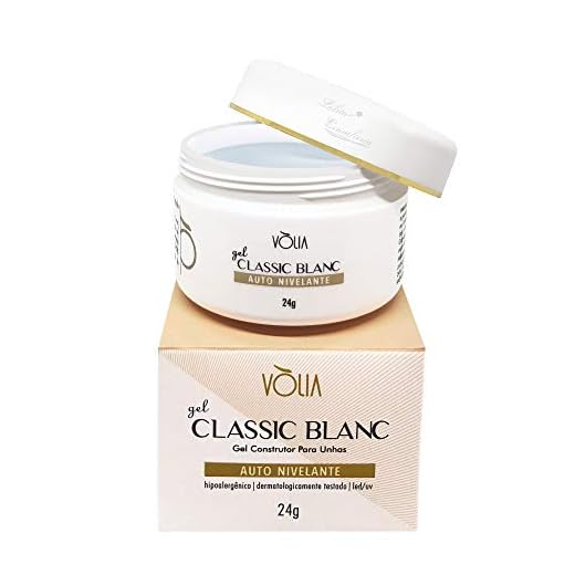 Gel Classic Blanc Vòlia Nail Auto Nivelante Led/Uv 24g