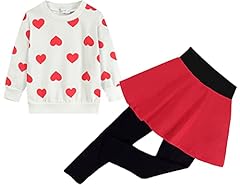 2# Red Heart Print White