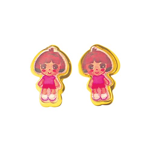 Preisvergleich Produktbild Dora 3030210 Kinder-Ohrringe Gelbgold 375 / 1000 g, 0,33