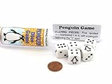 Koplow Games Penguin Dice Game with 5 Dice Travel Tube and Gaming Instructions