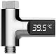 Duschthermometer Badestern – Batterieloses Armatur-Thermometer mit LED-Display