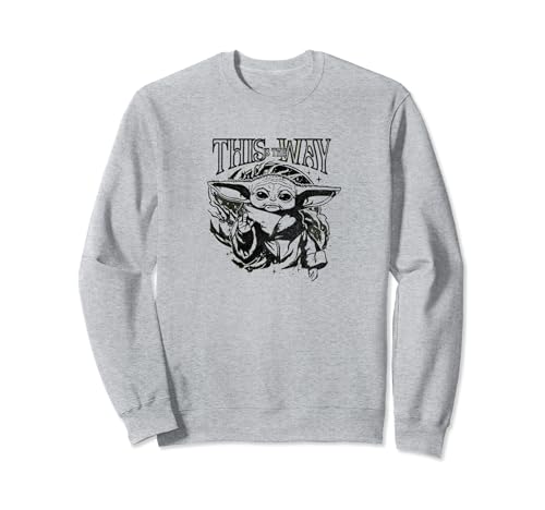 Sweatshirt Star Wars Grogu avec finitions soignées et motif imprimé