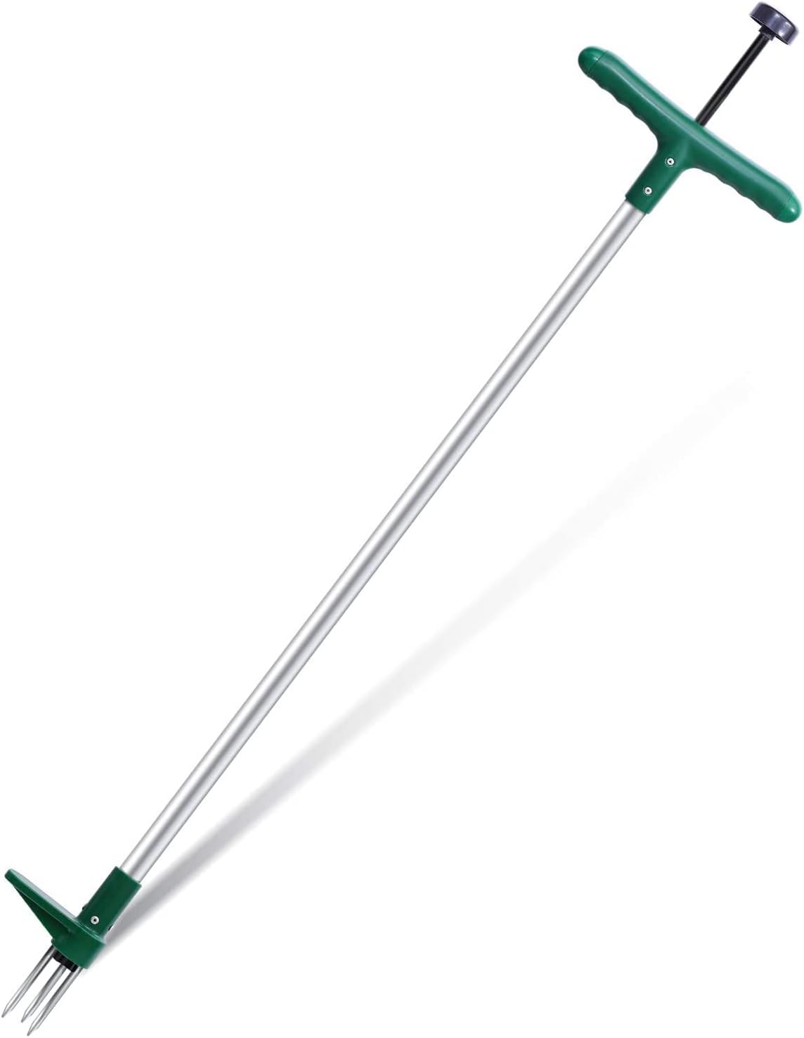 Ohuhu Weed Puller Stand Up Weeder Hand Tool with 3 Claws and Foot Pedal - Image 4