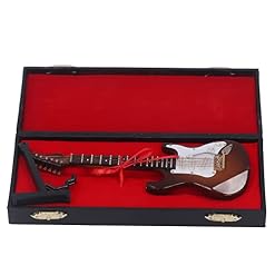 Hztyyier Ornement de Guitare en Bois de Modèle de Réplique Miniature de Guitare de 7,08 Po pour la Décoration d’arbre de… - Les Beatles, Paul McCartney, John Lennon, RIngo Starr, George Harrison Hztyyier Ornement de Guitare en Bois de Modèle de Réplique Miniature de Guitare de 7,08 Po pour la Décoration d'arbre de… – Image 2
