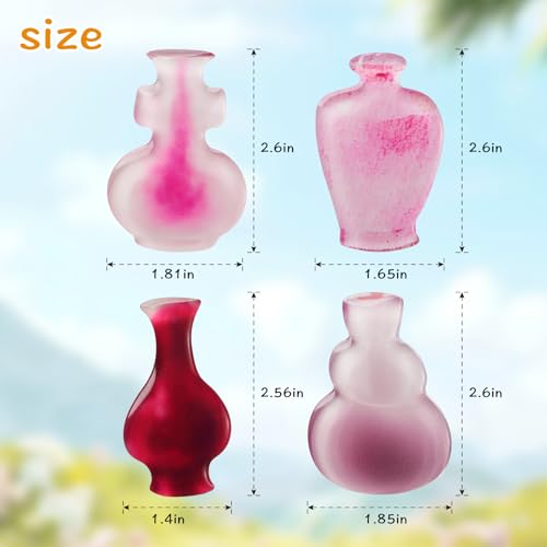 Imán Decorativo Mini Florero Acrílico para Refrigerador miniatura 5