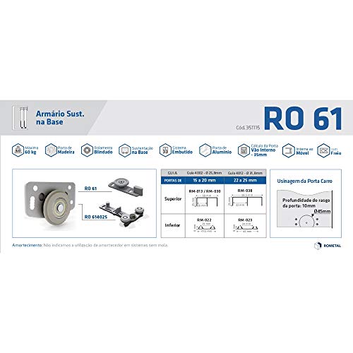 KIT RO 61 PARA 1 PORTA