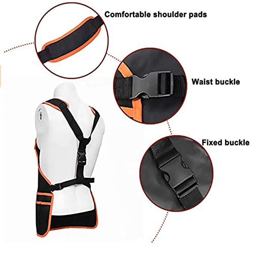 Tool Apron Tool Bag Garden Apron Work Apron with Pockets Adjustable Size Fits Men and Women Size-60X61cm