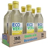 Ecover Suavizante líquido para lavadora elaborado con aceite de colza de origen europeo y sin aceite de palma suaviza y ayuda a cuidar la ropa.