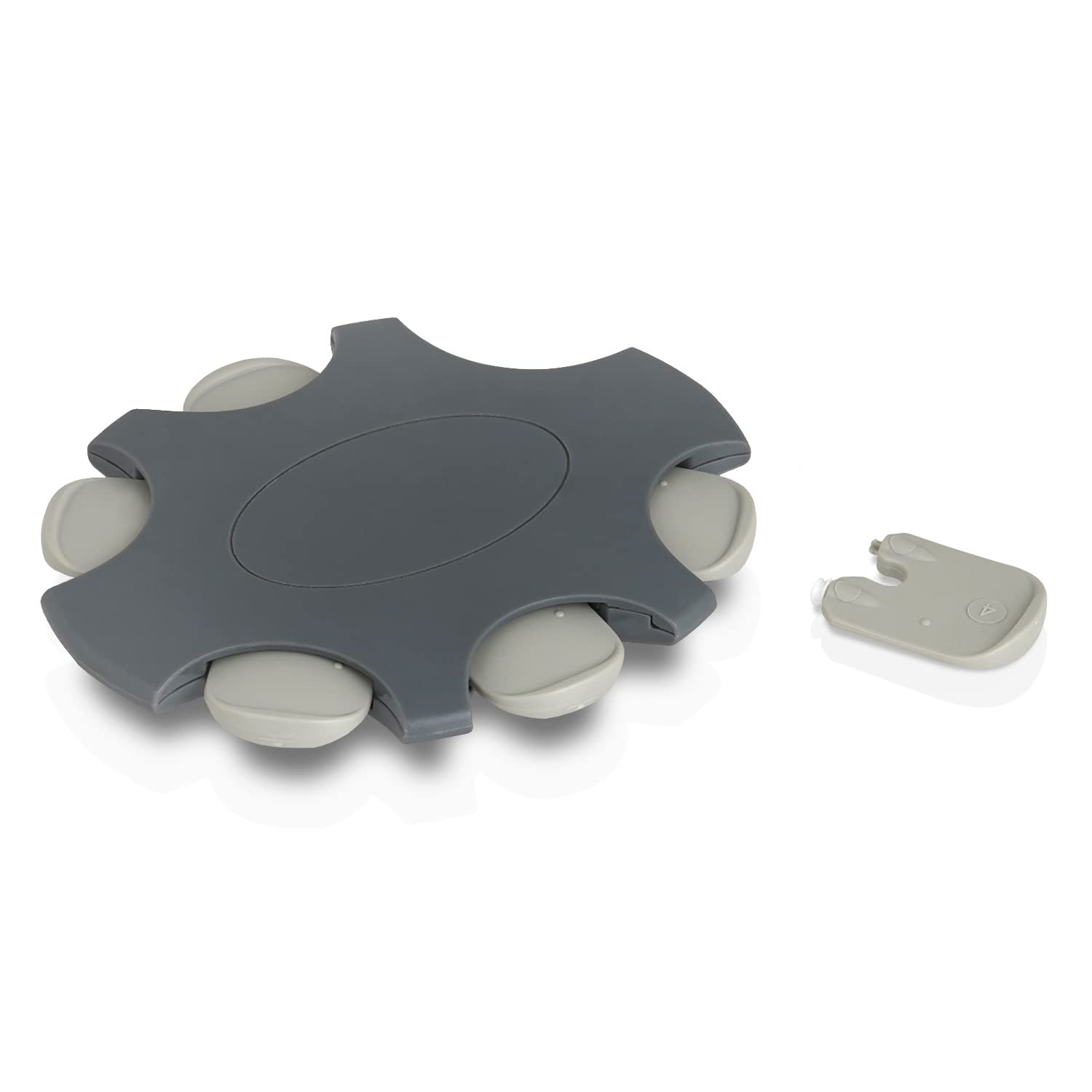 JB White 30 filtros de cerumen ProWax para audífonos, adecuados | para altavoces Oticon y Bernafon, 5 discos dispensadores con 6 herramientas y 6 filtros, color gris