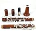 Clarinet G Tune Wood Musical Instrument Student Beginner Playing Clarinet Silver Plated Keys Clarinet for Beginner (Color : 02)