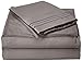 CELINE LINEN Luxurious Bed Sheets Set on Amazon 1800 Thread Count Egyptian Quality Wrinkle Free 4-Piece Sheet Set with Deep Pockets 100%, Queen Grey