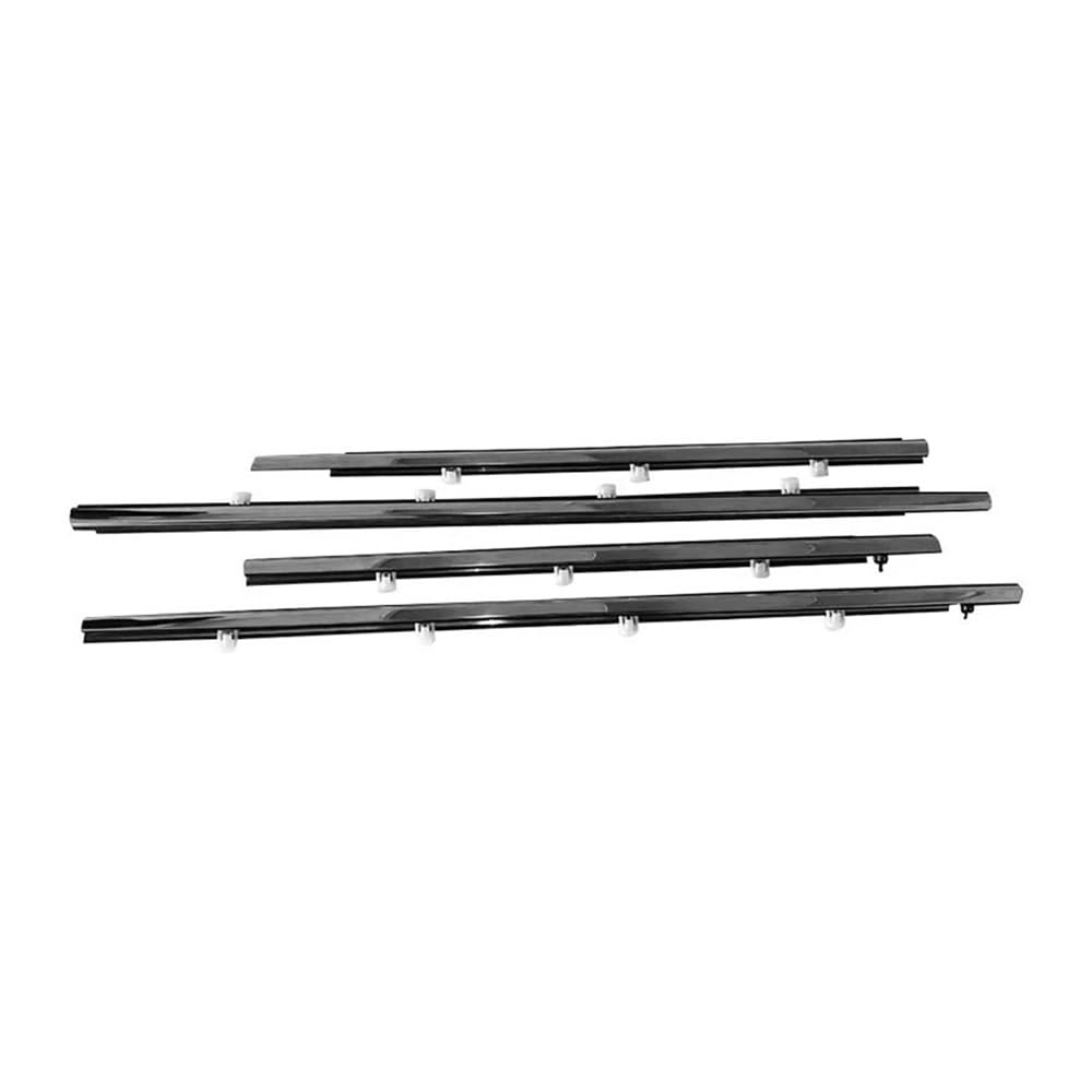 Mltlkppvng Chrome Car Seal Strip 4Pcs Side Door Window Glass Weatherstrip Waterproof Seal Strip For Acura For Tsx 2009-2014 72450-Tl0-003