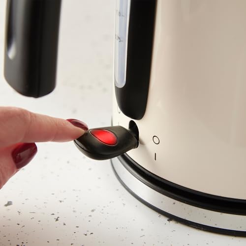 Russell Hobbs Bollitore Elettrico [1,7L, 2400W] Colours Plus Jasmine (Acciaio inox, Ebollizione rapida, Indicatore acqua, Filtro anticalcare, Risparmio energetico, Beccuccio Perfect Pour) 28510-70 - Immagine 3