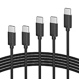 USB C to USB C Cable 60W 5 Pack[3/3/6/6/10FT] UPoweradd Type C Fast Charging Cable Compatible with...