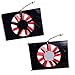 ZHCYAOZ Für AMD für Radeon R7 350E HD8740 8730 7770 7750 7730 Grafikkarte Ersatzlüfter PLA06010B12H