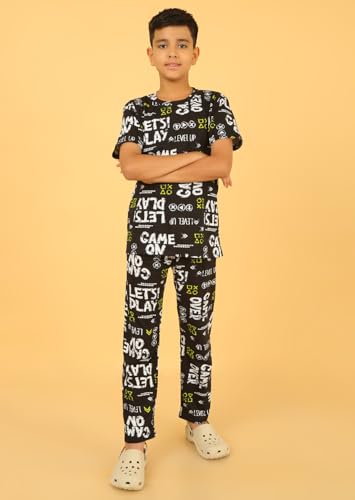 Image of Ninos Dreams Boys Cotton Coord Set /Boys Night Suit /Boys Loungewear /Boys Night Dress