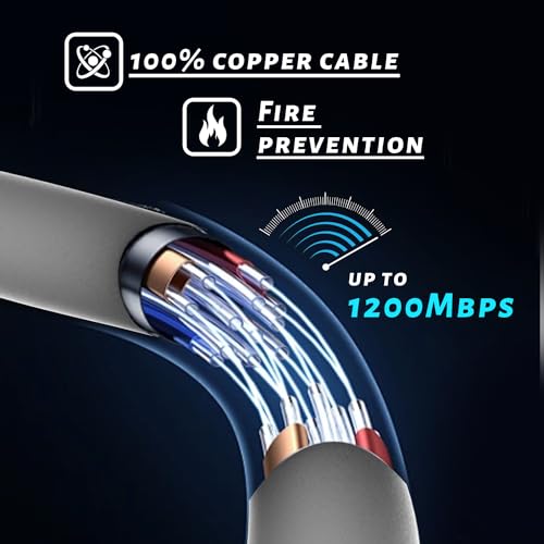 Starlink-Gen-3-Cable-30FT-for-Starlink-V3-Standard-Kit-Star-Link-Cable-V3-Ethernet-Extension-CableHigh-Speed-Data-TransferGray